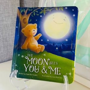 NEW The Moon Sees You & Me Baby Board Book